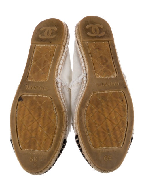 Chanel Interlocking CC Logo Canvas Espadrilles