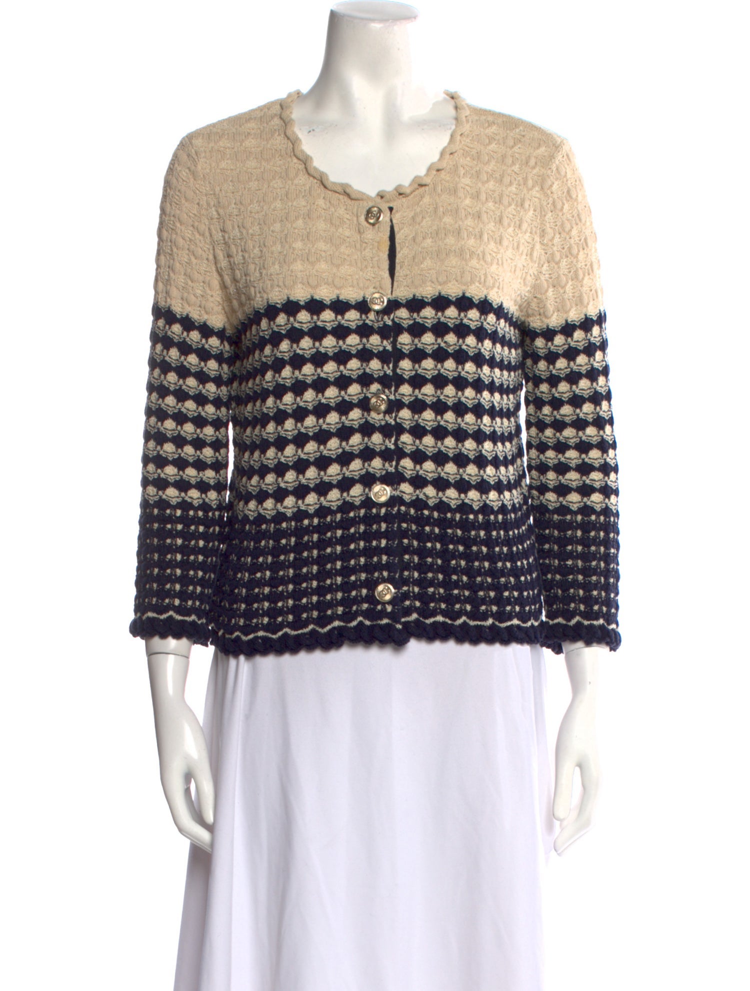 Chanel 2012 Striped Sweater