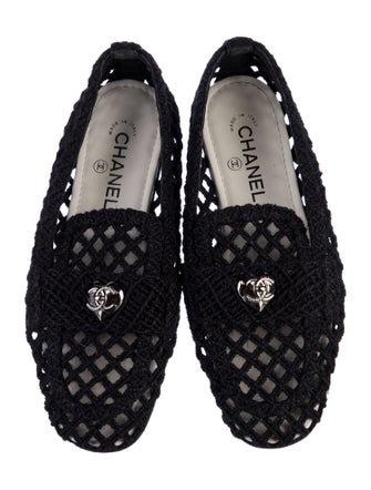 Chanel 2023 Interlocking CC Logo Ballet Flats