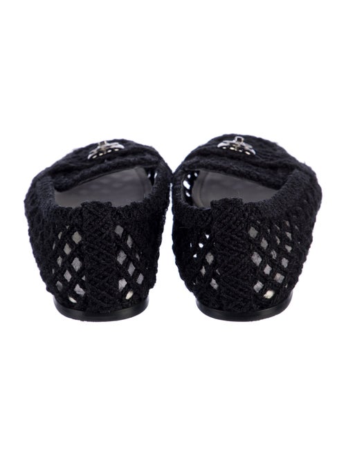 Chanel 2023 Interlocking CC Logo Ballet Flats