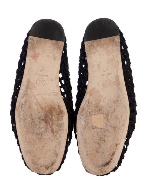 Chanel 2023 Interlocking CC Logo Ballet Flats
