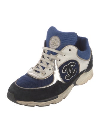 Chanel Interlocking CC Logo Mesh Sneakers
