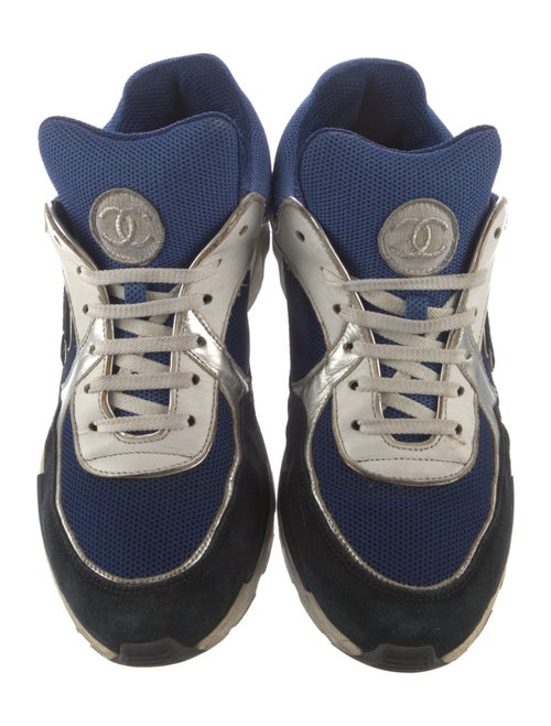 Chanel Interlocking CC Logo Mesh Sneakers