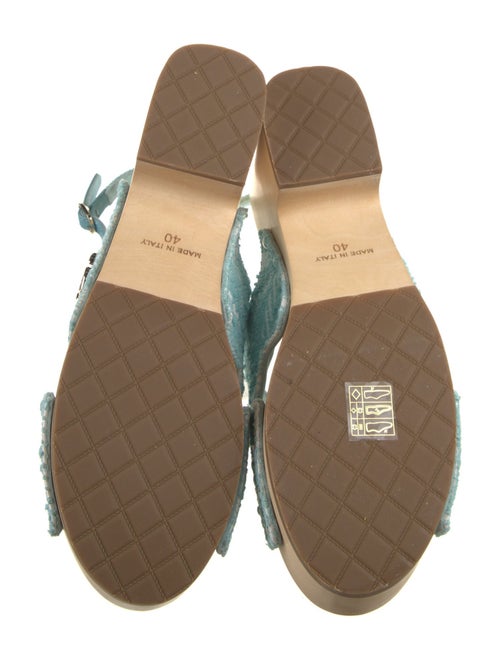 Chanel 2024 Interlocking CC Logo Slingback Sandals