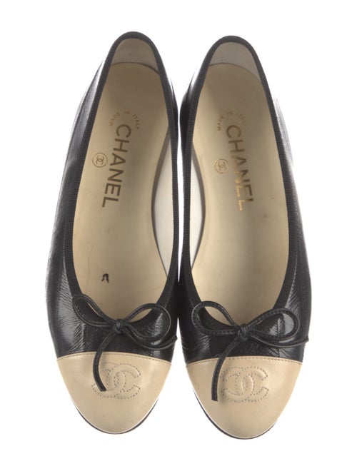 Chanel 2016 Interlocking CC Logo Ballet Flats