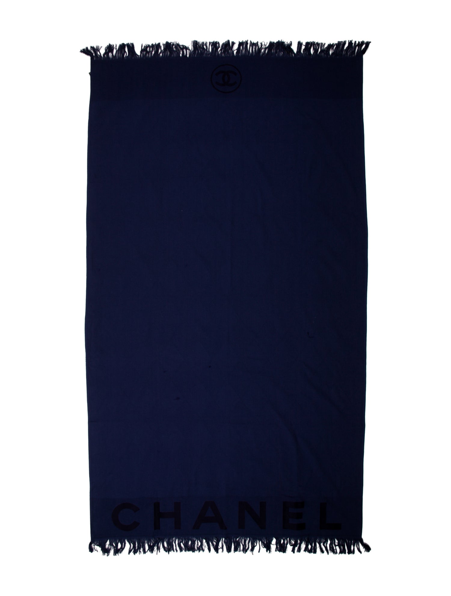 Chanel Cotton Linen Bath Towel w/ Tags