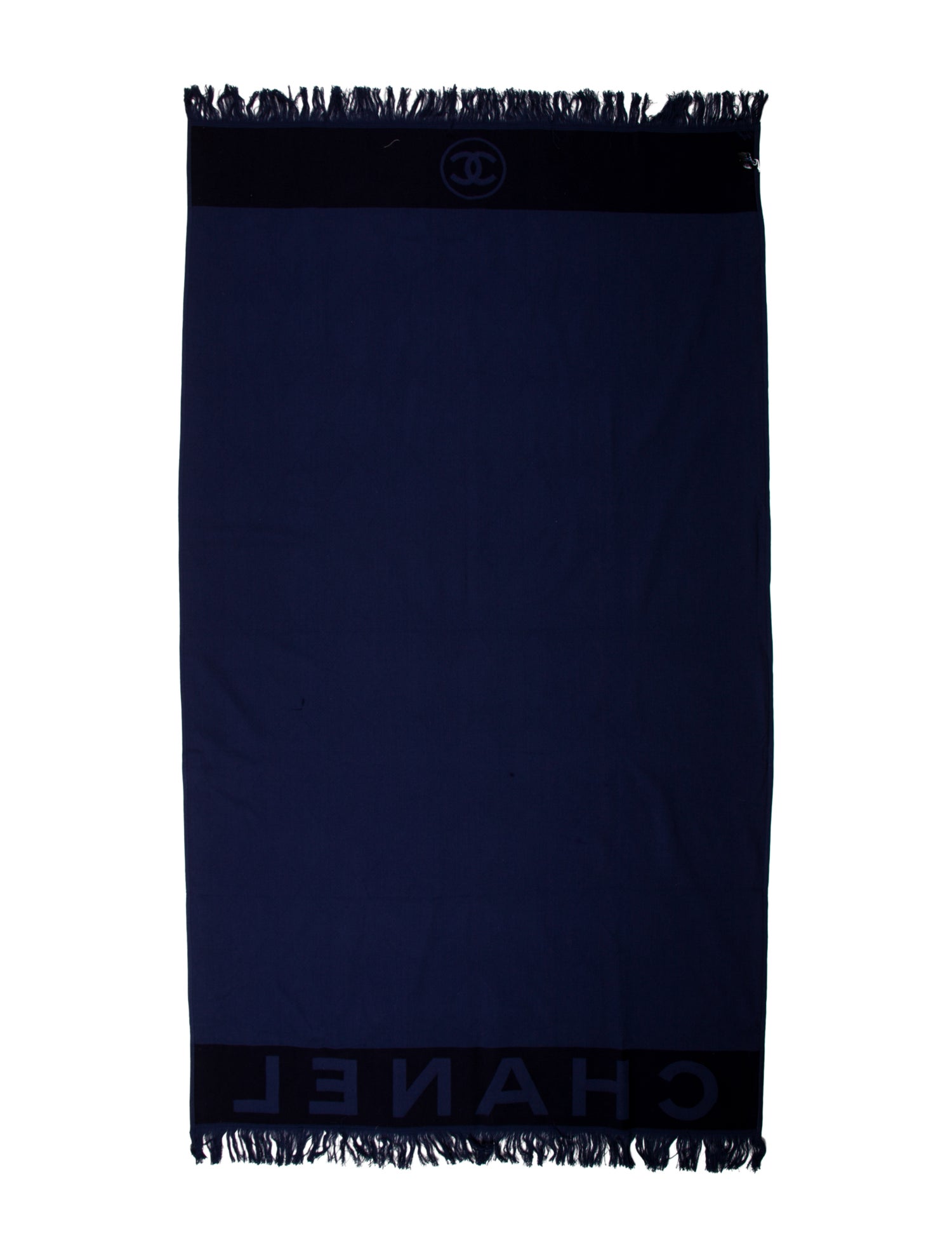 Chanel Cotton Linen Bath Towel w/ Tags