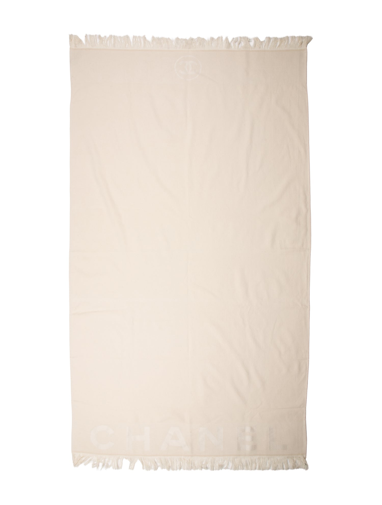 Chanel Cotton Linen Bath Towel