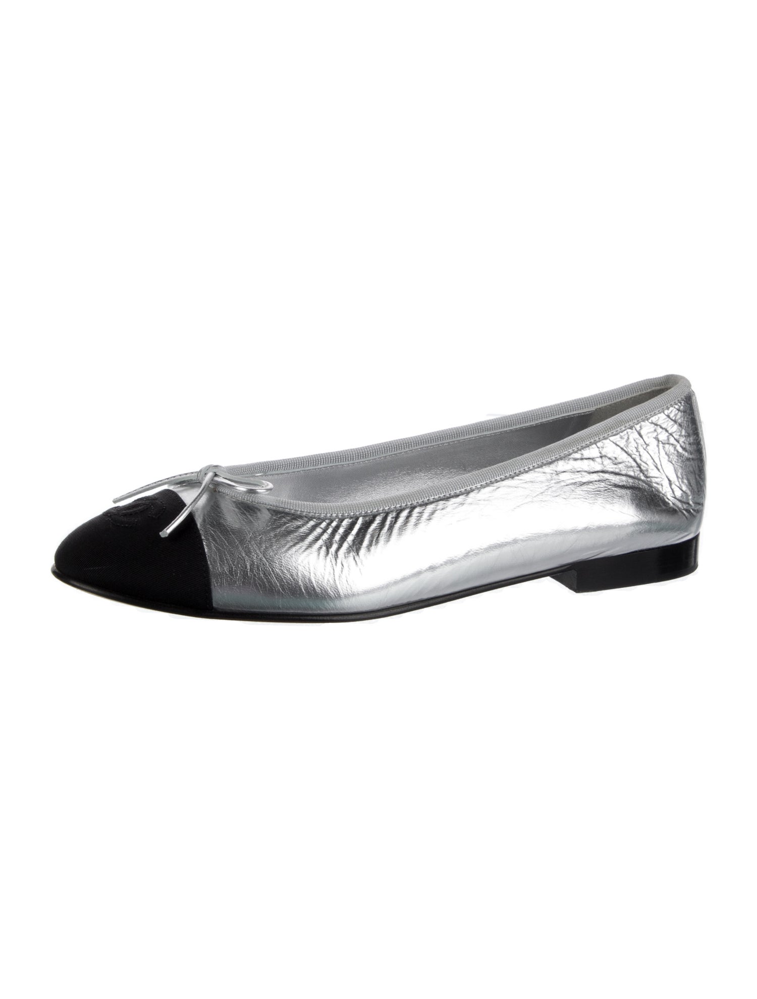 Chanel 2025 Interlocking CC Logo Ballet Flats