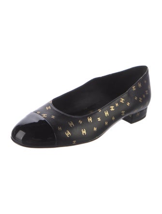 Chanel 2024 Interlocking CC Logo Ballet Flats