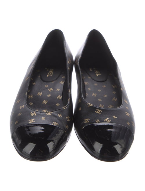 Chanel 2024 Interlocking CC Logo Ballet Flats