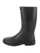 Chanel Interlocking CC Logo Rubber Rain Boots