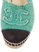 Chanel Interlocking CC Logo Canvas Espadrilles