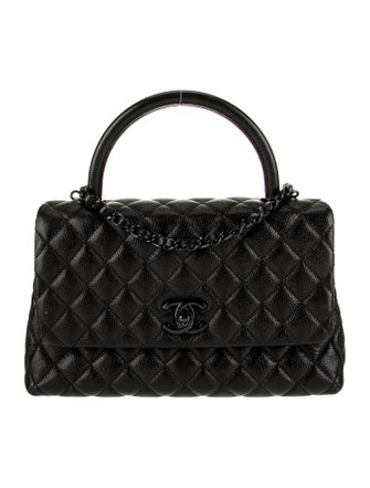 Chanel Small So Black Coco Handle Bag