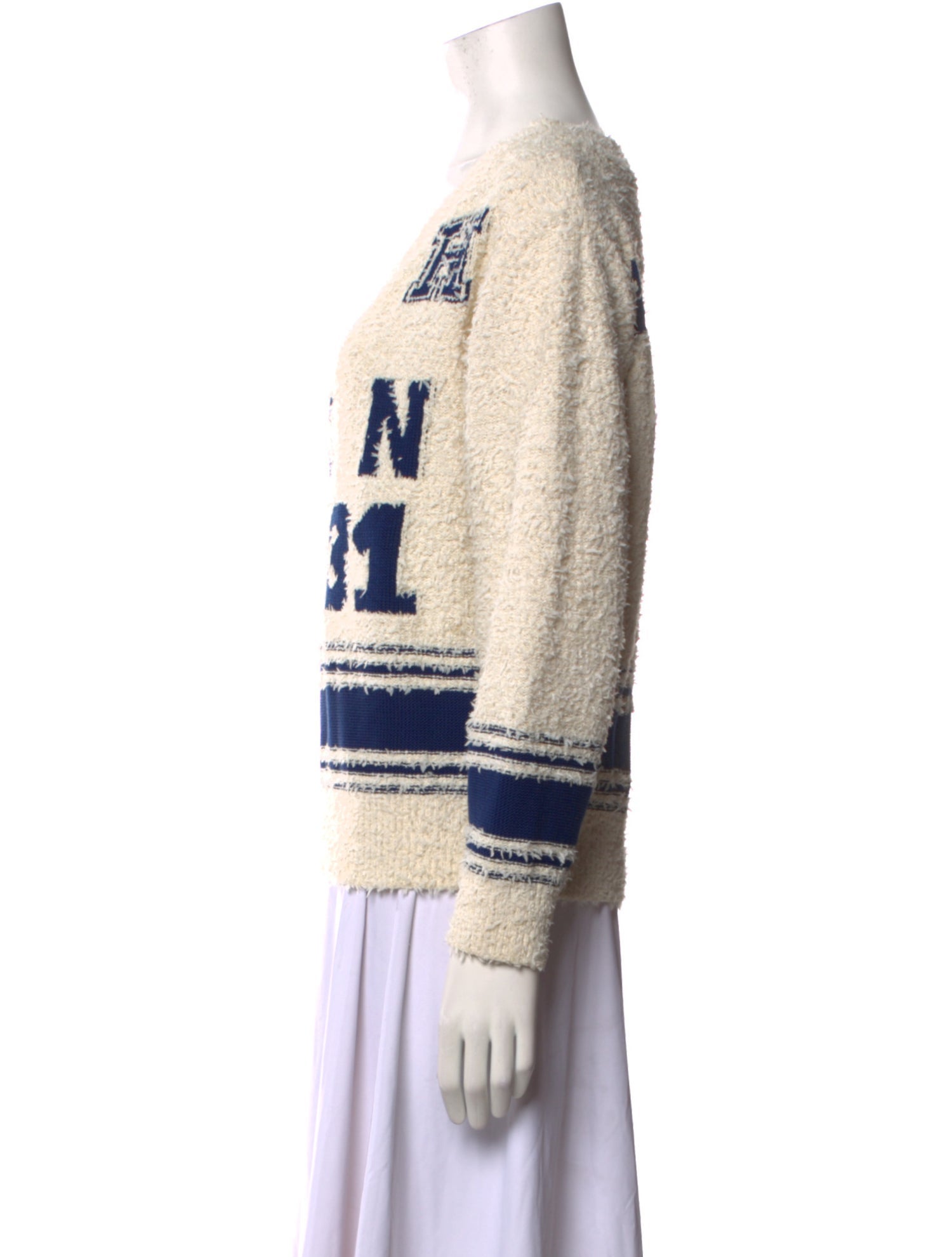 CHANEL Chocolate bar cashmere High-neck knit with elbow patches sweater tops P18092 black 42
