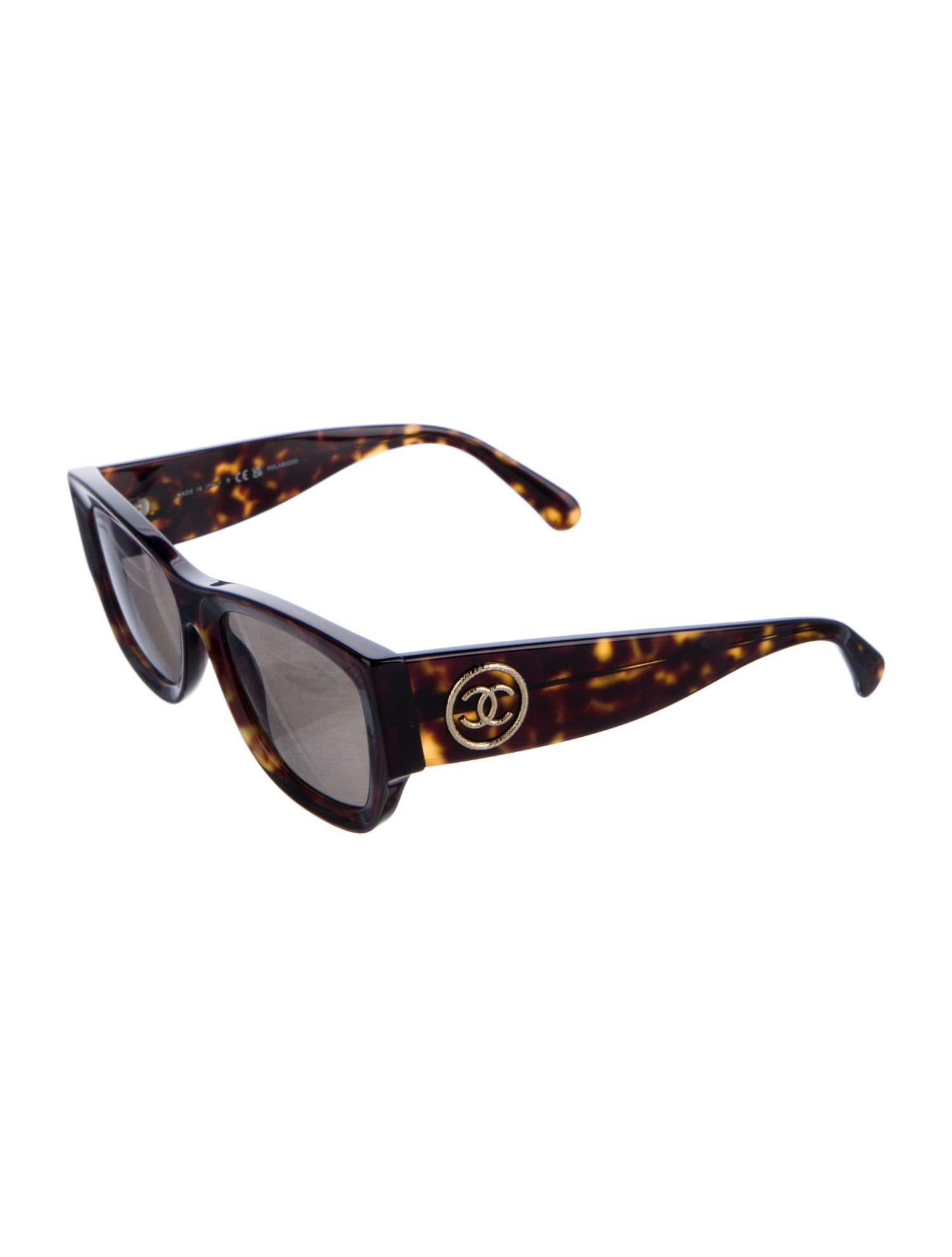 Chanel Interlocking CC Logo Wayfarer Sunglasses