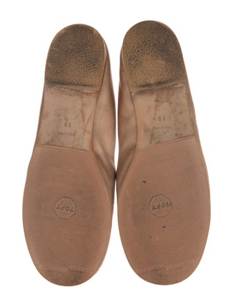Chanel Interlocking CC Logo Satin Ballet Flats