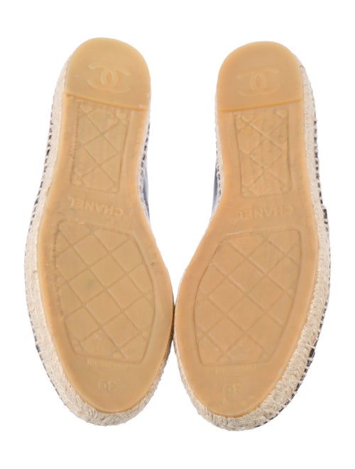 Chanel 2016 Interlocking CC Logo Espadrilles