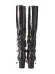 Chanel 2009 Interlocking CC Logo Riding Boots