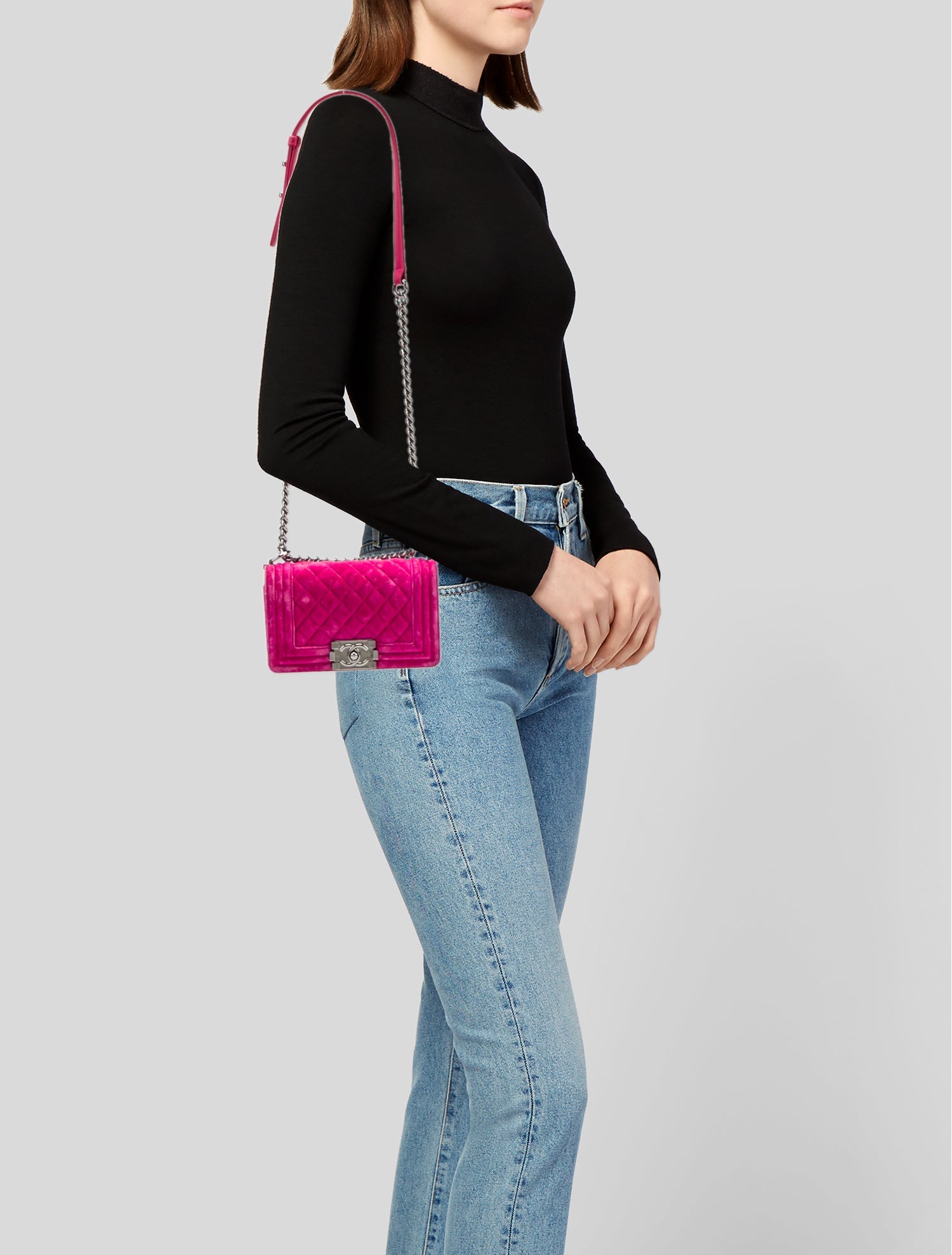 Chanel Velvet Small Boy Bag