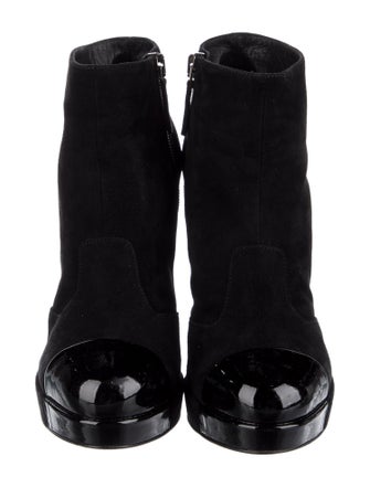 Chanel 2011 Interlocking CC Logo Boots