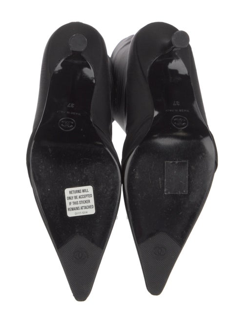 Chanel Interlocking CC Logo Nylon Boots