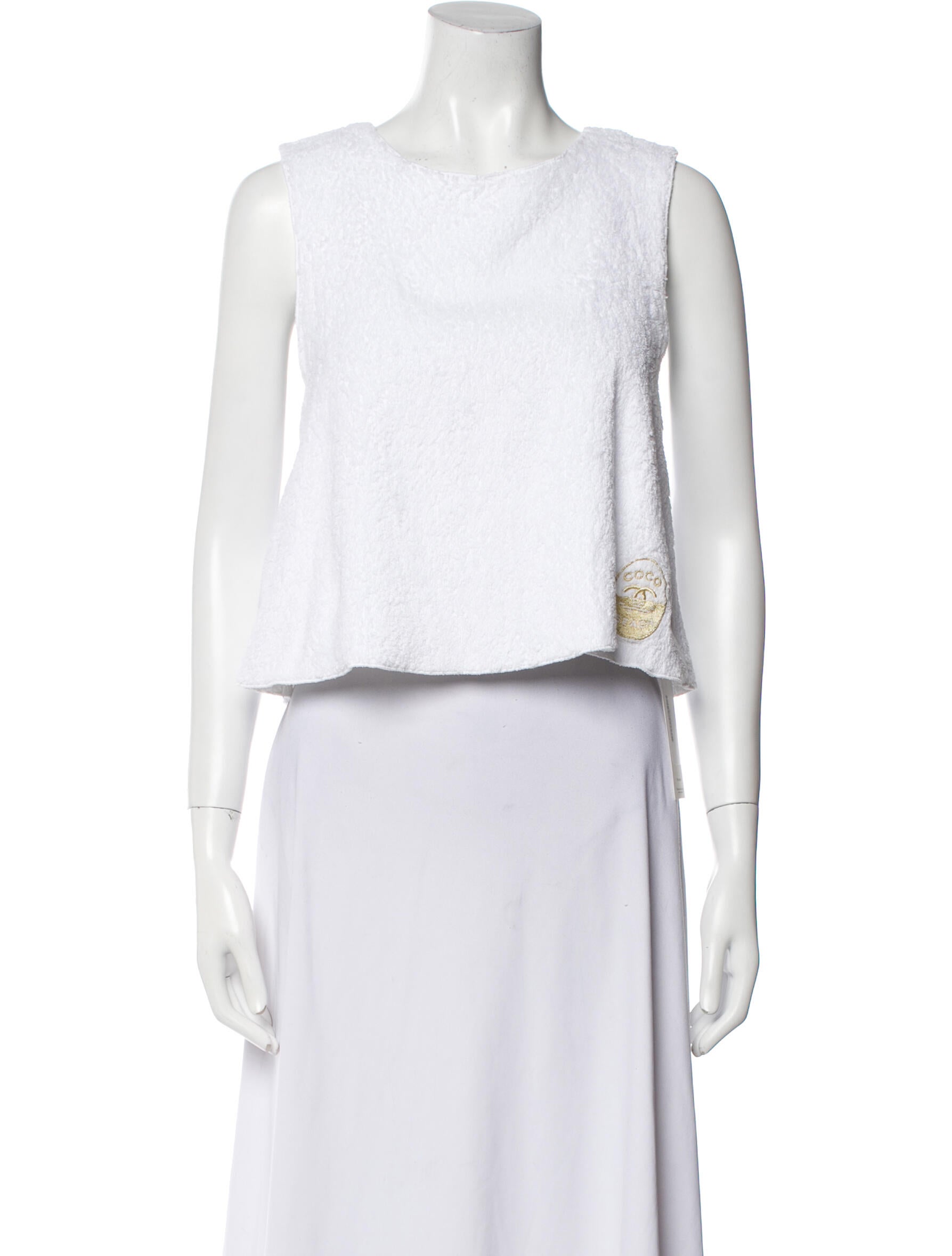 Chanel 2019 Coco Beach Crop Top