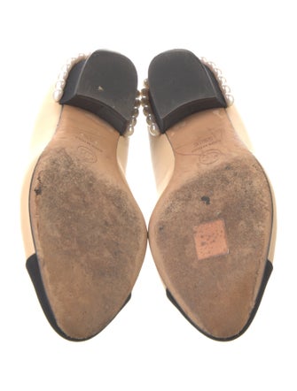 Chanel Interlocking CC Logo Leather Ballet Flats