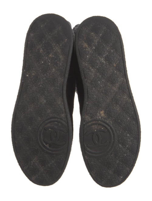 Chanel 2012 Interlocking CC Logo Lace-Up Boots