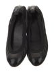 Chanel Interlocking CC Logo Leather Flats