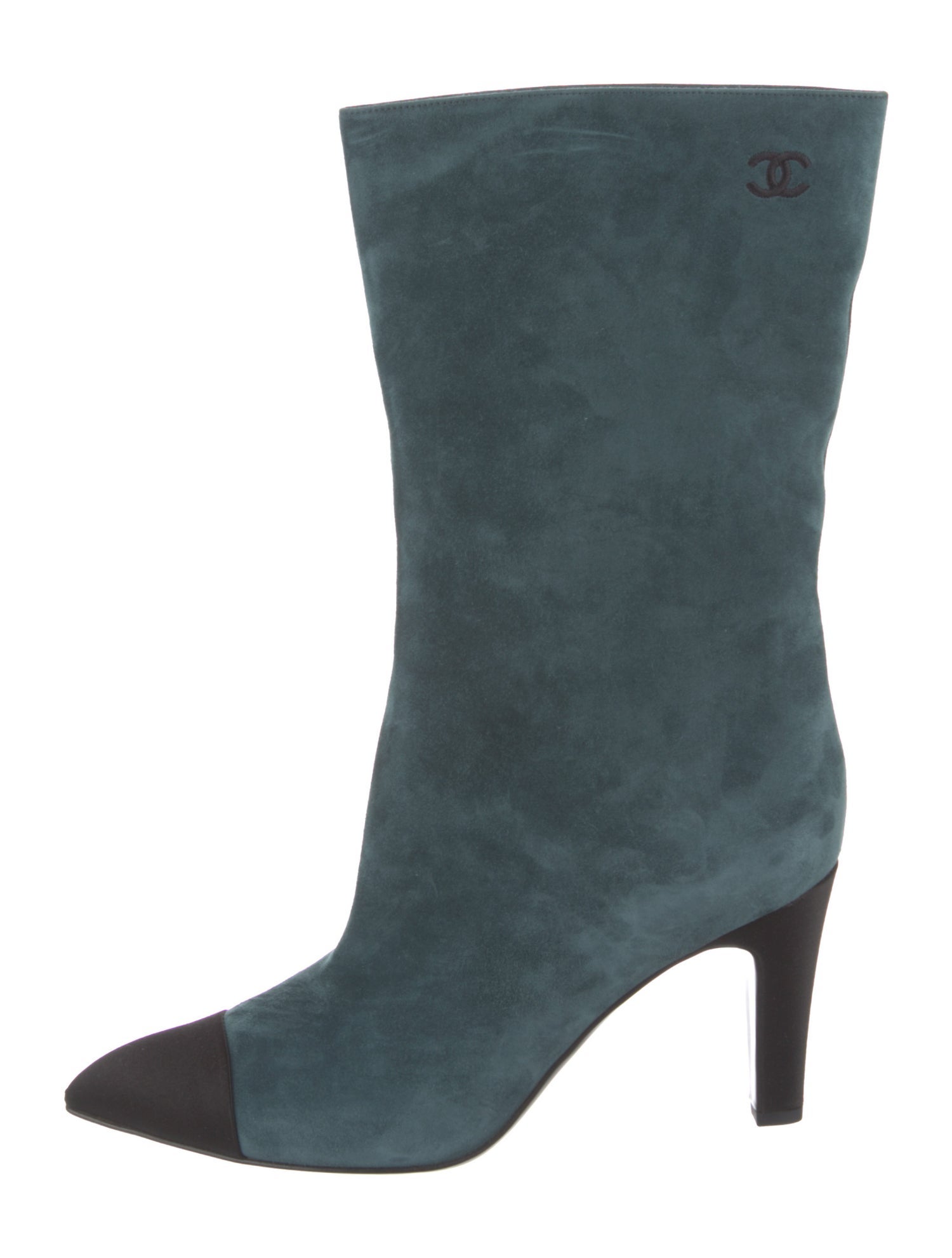 Chanel 2018 Interlocking CC Logo Boots