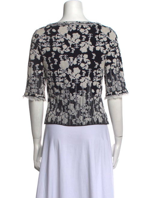 Chanel 2014 Floral Print T-Shirt