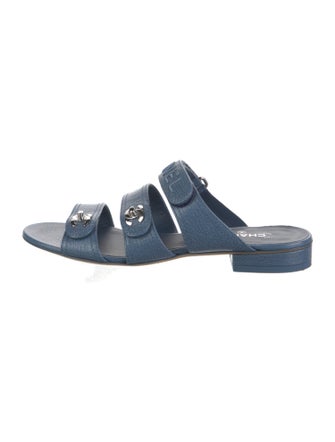 Chanel 2021 Interlocking CC Logo Slides