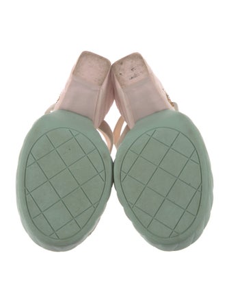 Chanel Interlocking CC Logo Suede Espadrilles