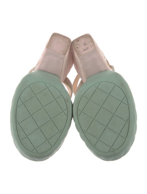 Chanel Interlocking CC Logo Suede Espadrilles