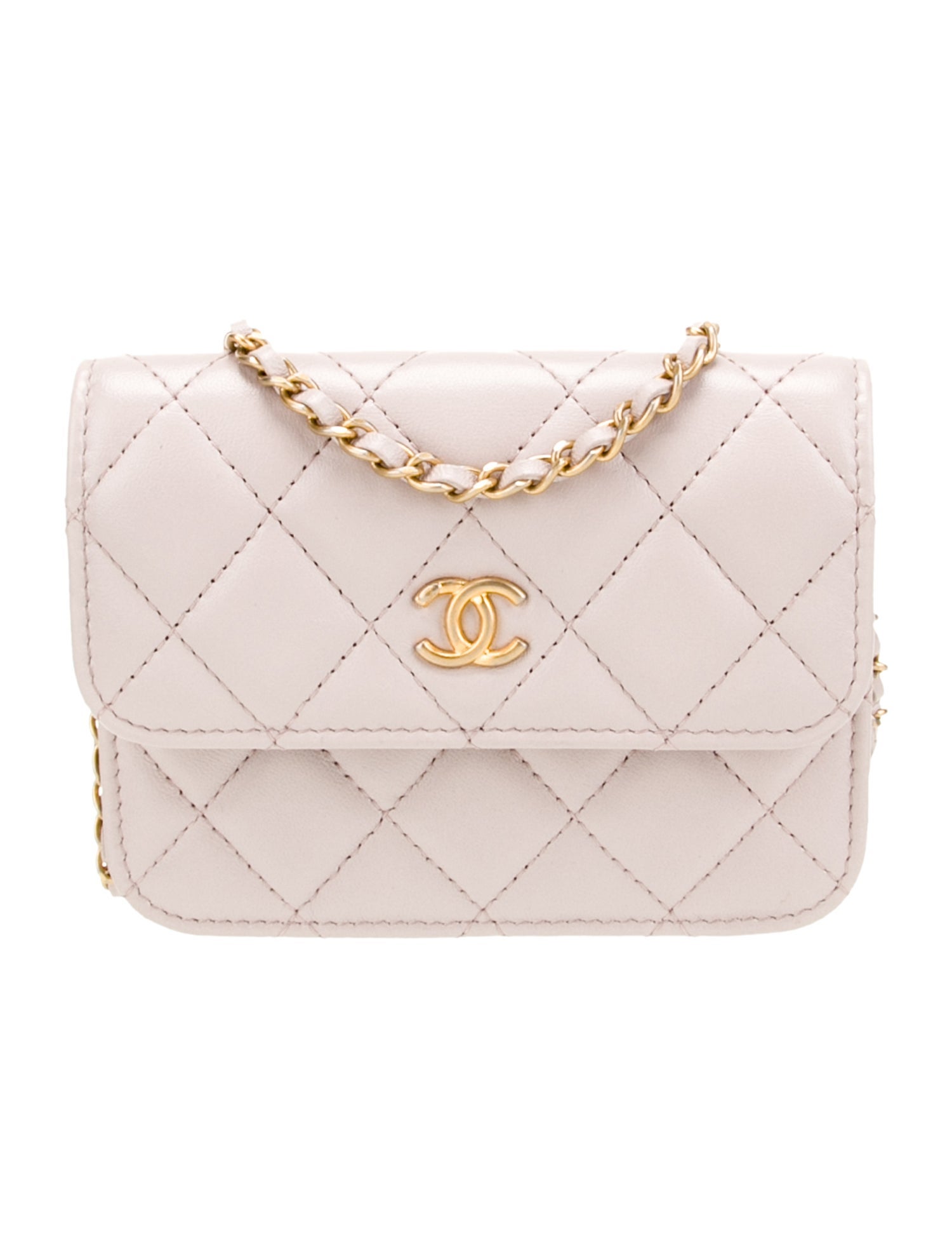 Chanel Mini Pearl Crush Clutch w/ Chain