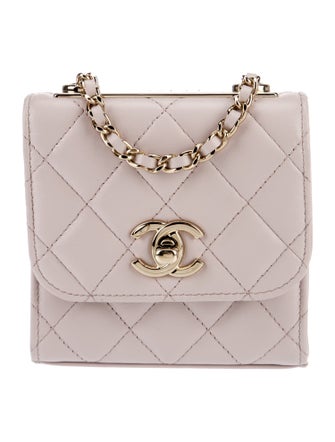 Chanel Micro Trendy CC Clutch w/ Chain