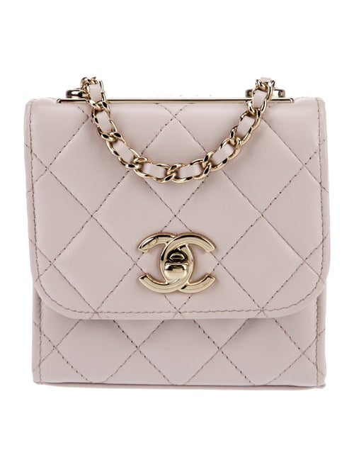 Chanel Micro Trendy CC Clutch w/ Chain