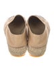Chanel Interlocking CC Logo Leather Espadrilles