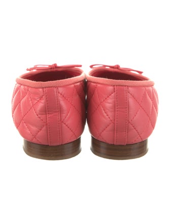 Chanel Interlocking CC Logo Lambskin Flats