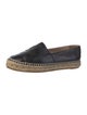 Chanel Interlocking CC Logo Lambskin Espadrilles