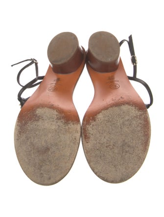 Chanel T-Strap Thong Interlocking CC Logo T-Strap Sandals