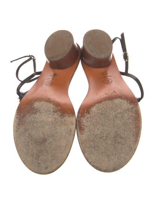 Chanel T-Strap Thong Interlocking CC Logo T-Strap Sandals