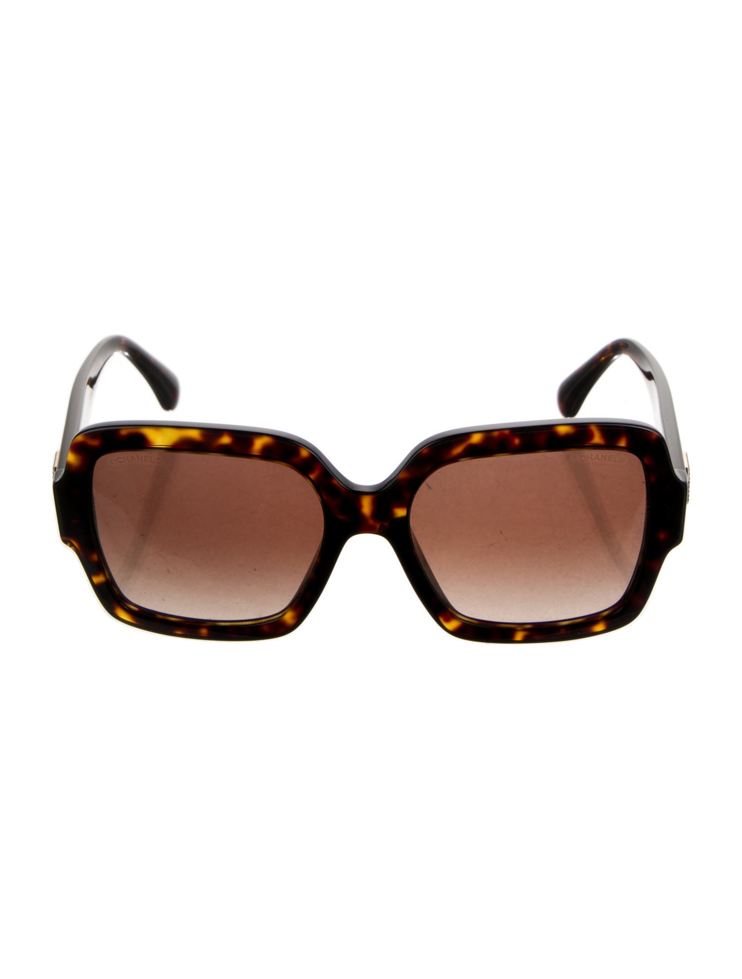 Chanel Interlocking CC Logo Square Sunglasses