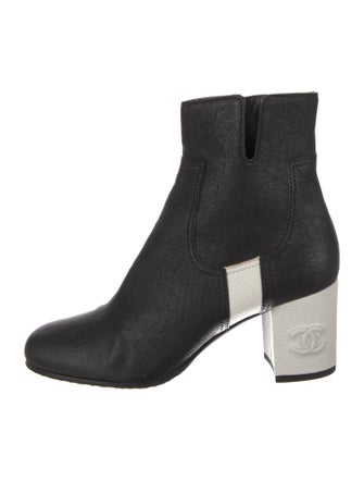 Chanel 2018 Interlocking CC Logo Boots