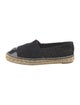Chanel Interlocking CC Logo Tweed Espadrilles