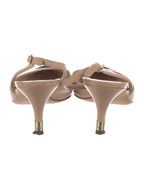 Chanel 2013 Interlocking CC Logo Slingback Pumps