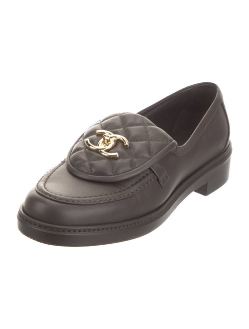 Chanel 2025 Interlocking CC Logo Loafers