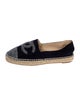 Chanel Interlocking CC Logo Wool Espadrilles