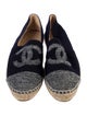 Chanel Interlocking CC Logo Wool Espadrilles